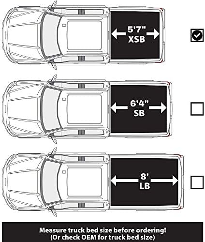 Leer hf650m | מתאים 2009-2018 RAM 1500 עם מיטת 5.7 רגל עם RAMBOX | כיסוי טונו קשיח, מרובע, נמוך